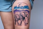 12 Elephant Tattoos on Thigh Ideas to Inspire You