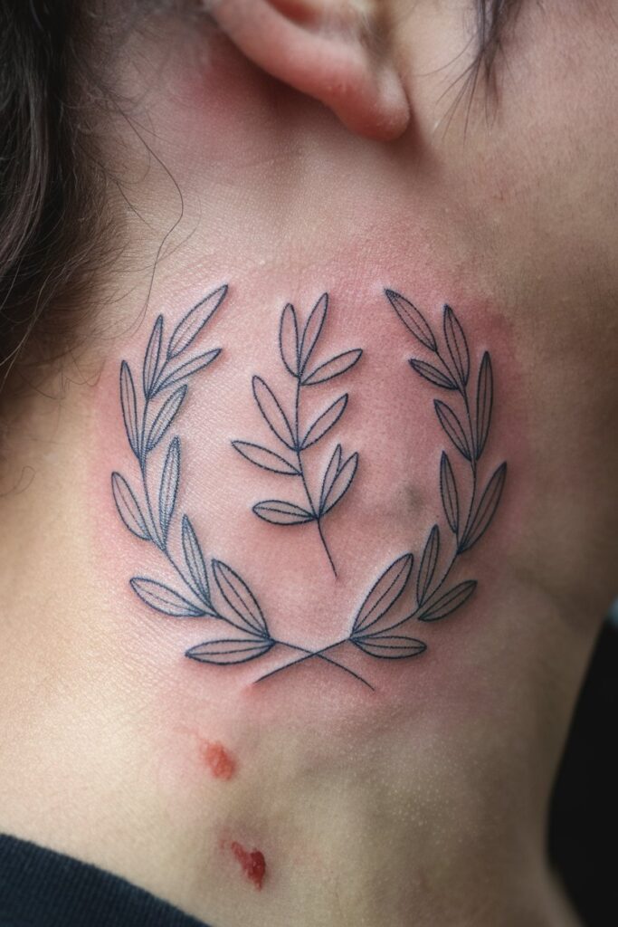 Greece Mythology Tattoo Laurel Wreath