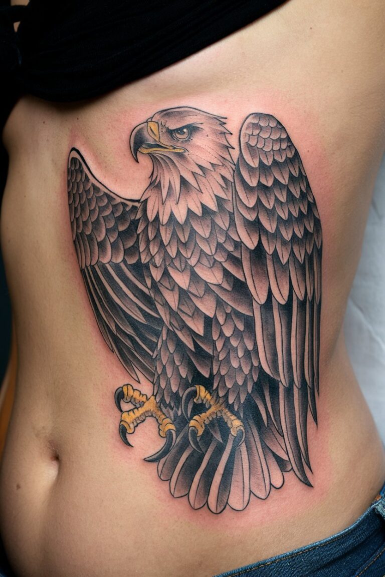 20 Eagle Tattoo Ideas for Women to Showcase Bold Elegance ...