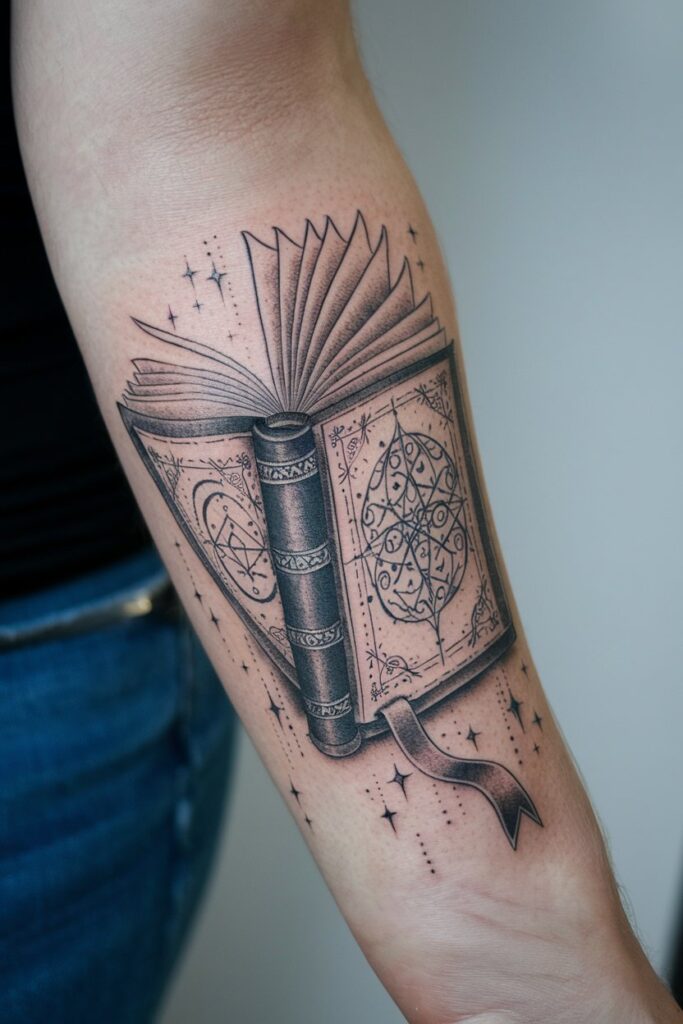 A Magical Grimoire on Your Arm