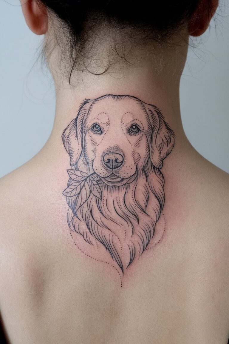20 Fine Line Dog Tattoo Ideas to Inspire Your Next Ink ...