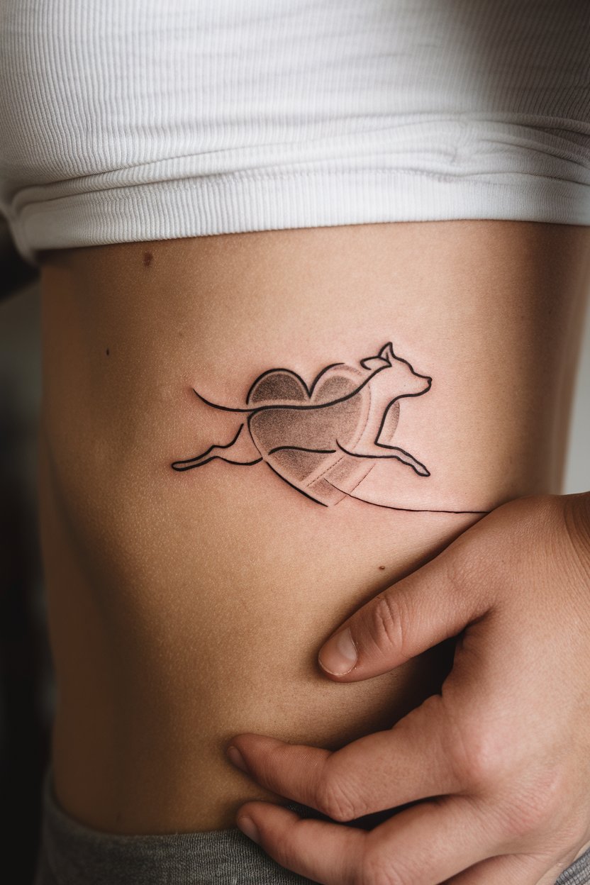 20 Tattoos for Dogs That Passed Celebrate Their Memory ...