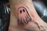 20 Small Spooky Tattoos Every Ghost Lover Will Adore