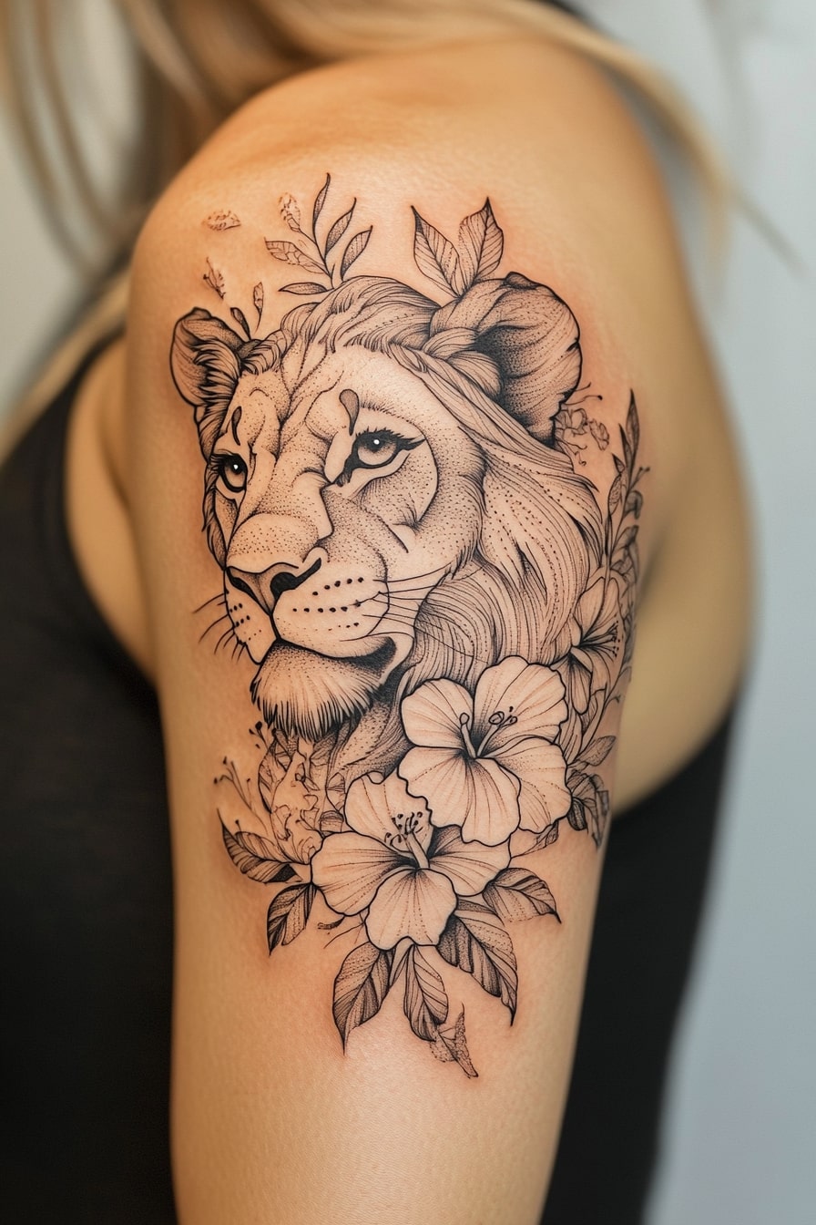 20 Amazing Lion / Lioness Tattoo Ideas For Women! – inkspiredtattoos.com