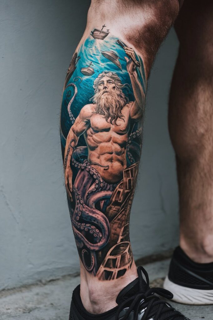 Poseidon Tattoo Masterpiece