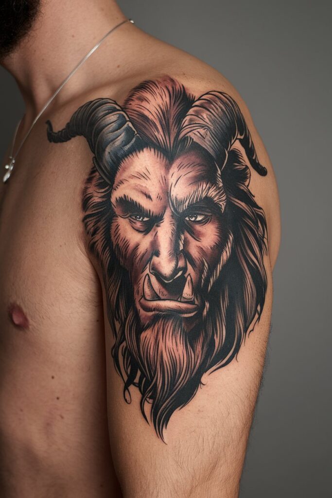 Bold Beast Tattoo for Disney Fans