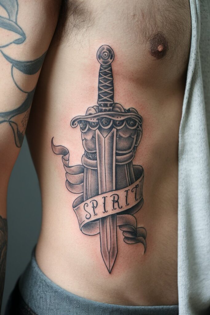 Sword of the Spirit Tattoo Design