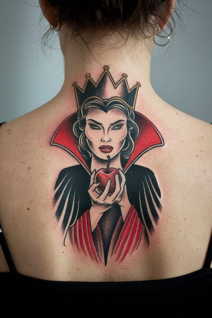 Evil Queen Tattoo with a Dark Edge