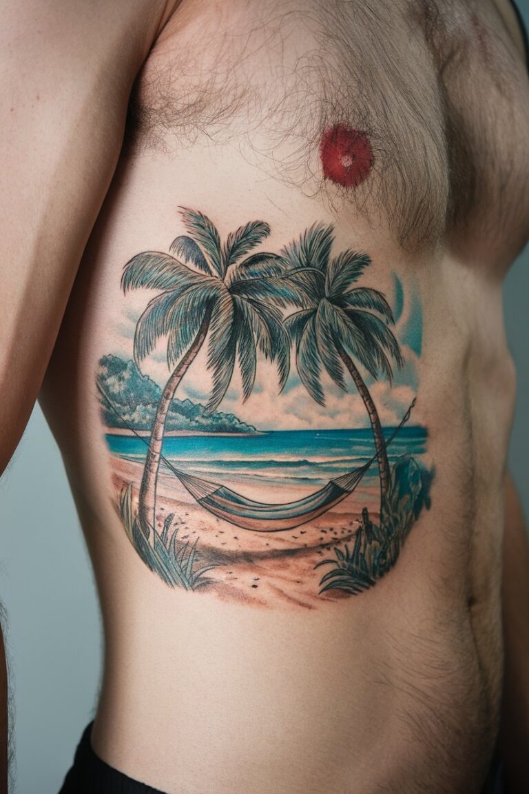 20 Beach Tattoos for Men Perfect for Coastal Style – inkspiredtattoos.com