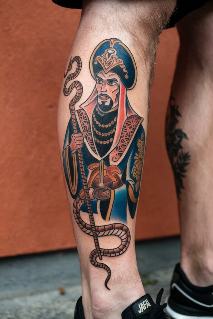 Sorcerer Tattoo A Bold Depiction of Power and Mystery