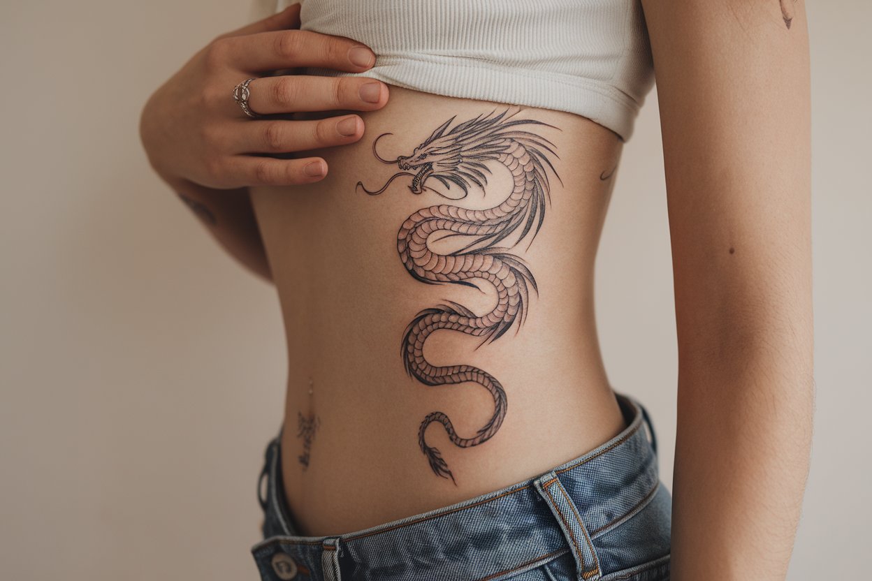 20 Dragon Tattoos for Women That Inspire Power and Beauty ...