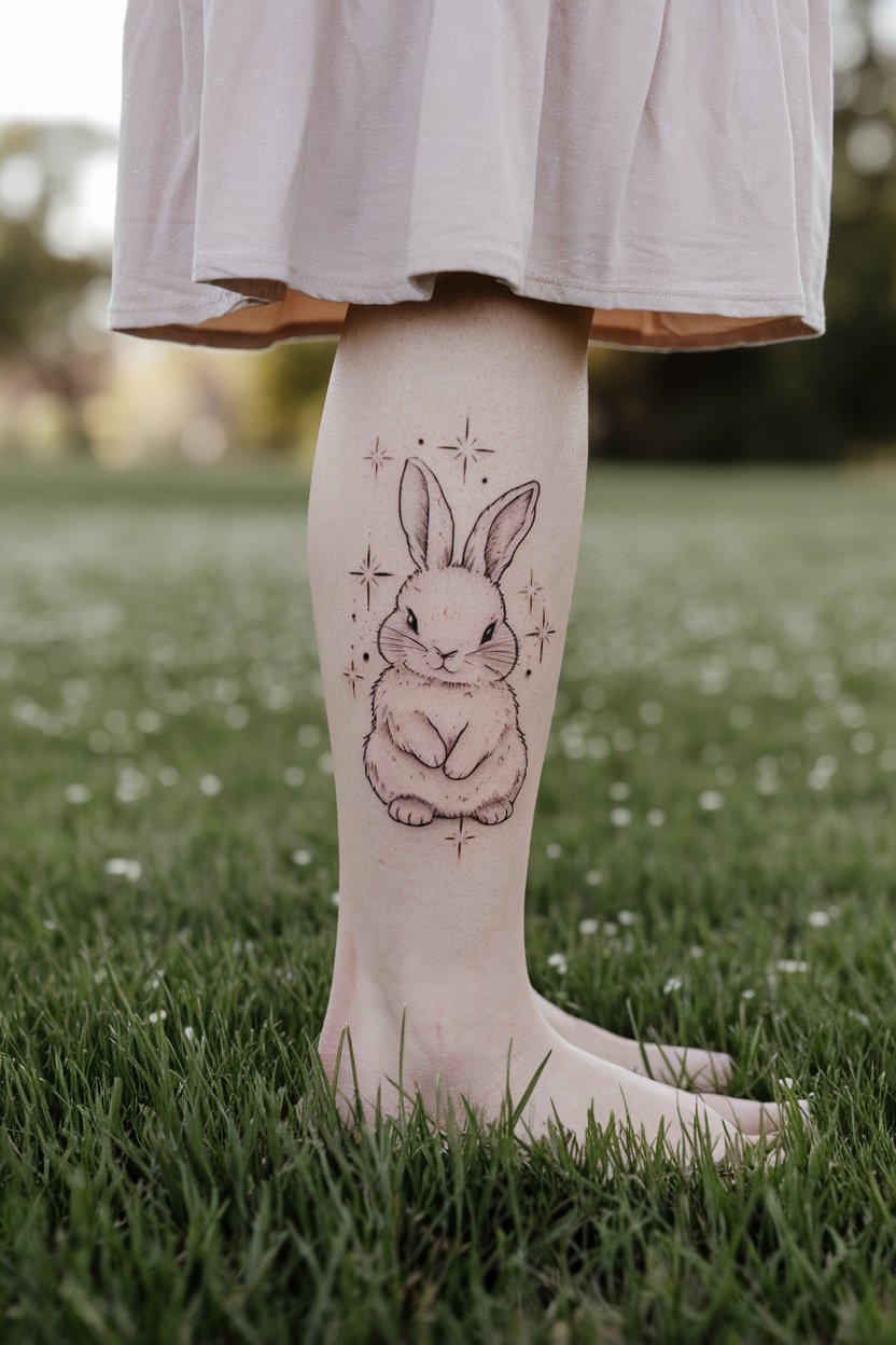 18 Small Bunny Tattoo Ideas That Are Simple and Cute – inkspiredtattoos.com
