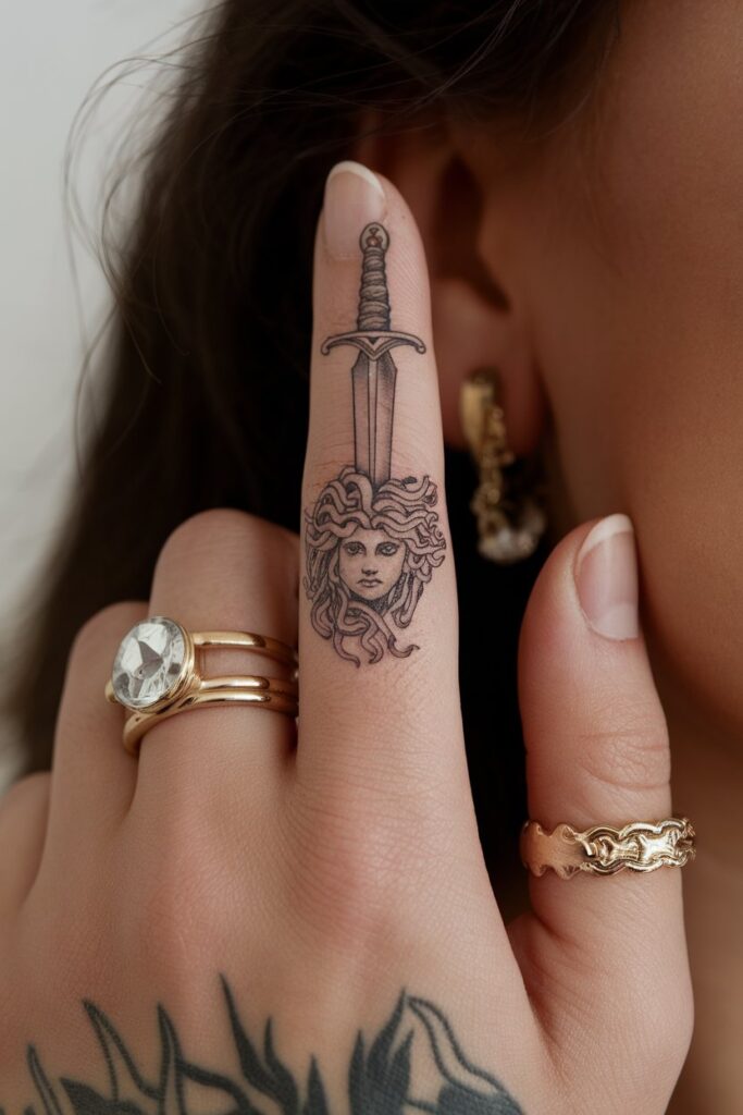 Bold Symbolism with a Dagger Edge