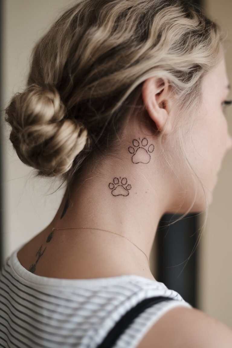 15 Cat Memorial Tattoo Ideas That Honor Your Feline Friend ...