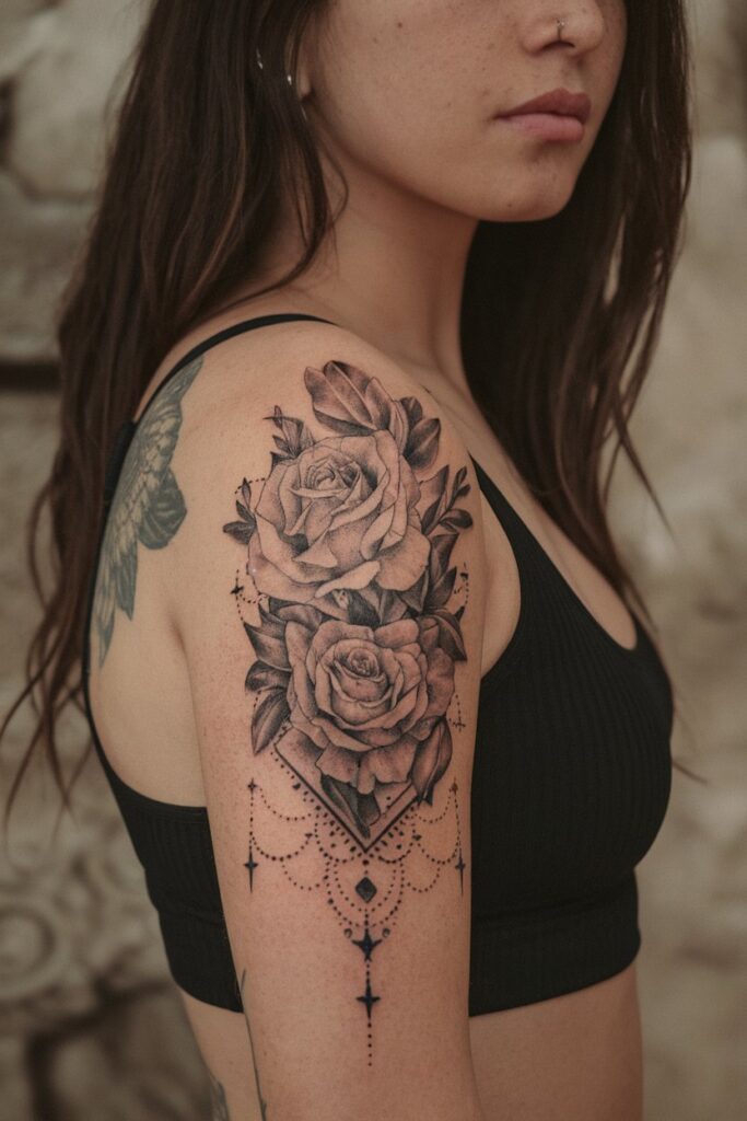 Floral Chicano Tattoos Elegance and Cultural Depth