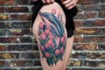 20 Dolphin with Flowers Tattoo Ideas for Unique Designs